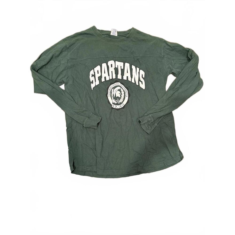 Green Spartans Long Sleeve Shirt